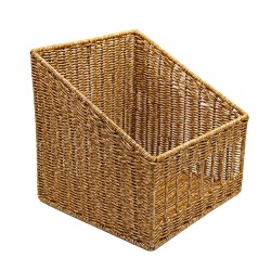 Καλάθι ψωμιού Polyrattan Seagrass διαστάσεων 30x30x17cm