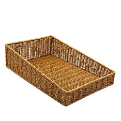 Καλάθι ψωμιού Polyrattan Seagrass διαστάσεων 33x45cm