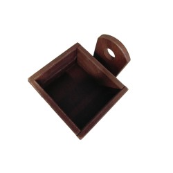 Ξύλινη θήκη για χαρτοπετσέτες διαστάσεων 25x15x18cm