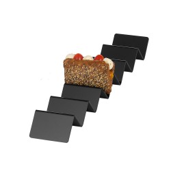 Δίσκος για μπριός κυματοειδής 6 θέσεων σε χρώμα μαύρο διαστάσεων 8x50cm Δίσκος για μπριός κυματοειδής 6 θέσεων σε χρώμα μαύρο διαστάσεων 8x50cm