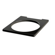 Στήριγμα Totem για μπωλ Φ23cm σε χρώμα μαύρο Plexiglass ενισχυμένο 28x26cm