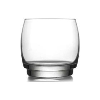 Μοντέρνο ποτήρι για ουίσκι σε όμορφο σχήμα και μεγάλης αντοχής γυαλί 325ml Φ7,5x8εκ. σειρά Lune LAV