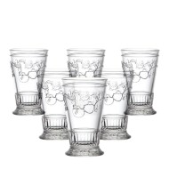 Ποτήρι σκαλιστό 340ml Φ8,5x14cm σειρά Versailles LA ROCHERE