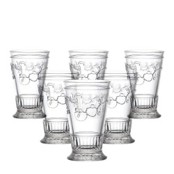 Ποτήρι σκαλιστό 340ml Φ8,5x14cm σειρά Versailles LA ROCHERE