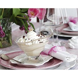 Μοντέρνο γυάλινο μπολ παγωτού και γλυκού χωρητικότητας 250ml Φ14,1x10,7εκ.  σειρά Circee LA ROCHERE