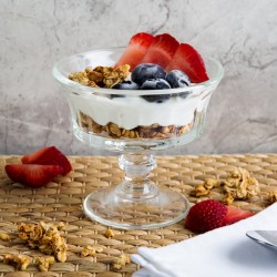 Μπολ σερβιρίσματος παγωτού ή γλυκού γυάλινο με χωρητικότητα 220ml Φ10,8x9,7εκ. σειρά Champagne LA ROCHERE