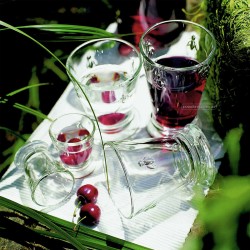 Μοντέρνο σφηνοπότηρο σε ξεχωριστό σχέδιο με μέλισσες 60ml Φ5,3x6,4cm σειρά Bee LA ROCHERE