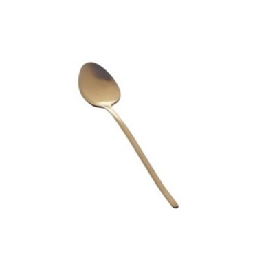 Κουτάλι γλυκού ανοξείδωτο Stick Gold Matte PVD 18/10 Herdmar