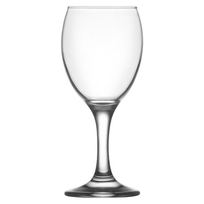 Ποτήρι γυάλινο διάφανο λευκού κρασιού κολωνάτο 245ml Φ6,3x16,9εκ. σειρά Empire LAV