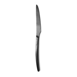 Μαχαίρι φαγητού inox 18/0 Stainless steel σειρά Cuba Black μοντέρνας γραμμής σε μαύρο χρώμα Μαχαίρι φαγητού inox 18/0 Stainless steel σειρά Cuba Black μοντέρνας γραμμής σε μαύρο χρώμα