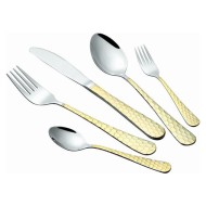 Πηρούνι φαγητού Stainless steel inox 18/0 σειρά A-181 Gold 20x2cm μοντέρνου σχεδιασμού