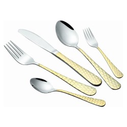 Πηρούνι φαγητού Stainless steel inox 18/0 σειρά A-181 Gold 20x2cm μοντέρνου σχεδιασμού