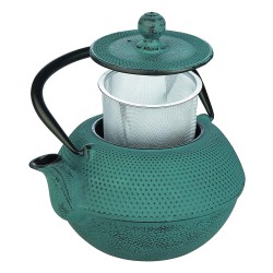 Τσαγιέρα από μαντέμι μοντέρνου σχεδιασμού Blue 620212 για όλες τις εστίες με αποσπώμενο φίλτρο 1200ml IBILI