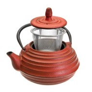 Τσαγιέρα από μαντέμι μοντέρνου σχεδιασμού Ceylan 620407 για όλες τις εστίες με αποσπώμενο φίλτρο 700ml IBILI