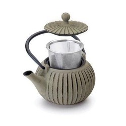 Τσαγιέρα από μαντέμι μοντέρνου σχεδιασμού με αποσπώμενο φίλτρο Nepal 622805 500ml IBILI