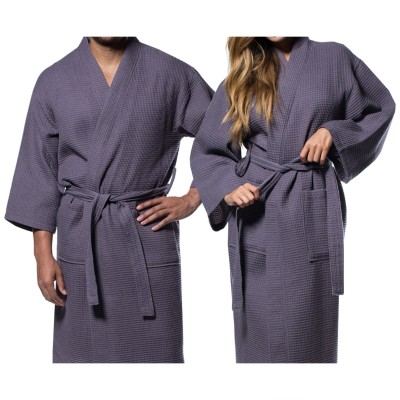 Μπουρνούζι Πικέ Ξενοδοχείου Dark Grey - X Large
