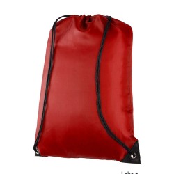 Σακίδιο ώμου SPIN με κορδόνια 100% πολυέστερ 210D διαστάσεων σε χρώμα κόκκινο Σακίδιο ώμου SPIN με κορδόνια 100% πολυέστερ 210D διαστάσεων σε χρώμα κόκκινο