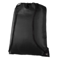 Σακίδιο ώμου SPIN με κορδόνια 100% πολυέστερ 210D διαστάσεων σε χρώμα μαύρο 