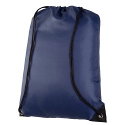 Σακίδιο ώμου SPIN με κορδόνια 100% πολυέστερ 210D διαστάσεων σε χρώμα Navy Σακίδιο ώμου SPIN με κορδόνια 100% πολυέστερ 210D διαστάσεων σε χρώμα Navy