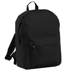 Σακίδιο πλάτης 100% πολυέστερ 600D διαστάσεων 28x41x15cm με χερούλι μεταφοράς από νάιλον σε χρώμα μαύρο