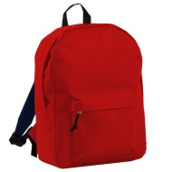 Σακίδιο πλάτης 100% πολυέστερ 600D διαστάσεων 28x41x15cm με χερούλι μεταφοράς από νάιλον σε χρώμα κόκκινο