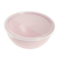 Μπωλ στρόγγυλο με καπάκι διαστάσεων 13,00x6,30cm σε χρώμα ροζ Μπωλ στρόγγυλο με καπάκι διαστάσεων 13,00x6,30cm σε χρώμα ροζ