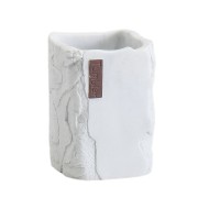 Βουρτσοθήκη με σχέδιο Glamour marble σε χρώμα λευκό Βουρτσοθήκη με σχέδιο Glamour marble σε χρώμα λευκό