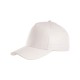 Πεντάφυλλο καπέλο με δίχτυ και σφουγγάρι με κυρτό γείσο με 6 ραφές σε χρώμα λευκό