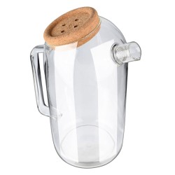 Κανάτα γυάλινη χωρητικότητας 1800ml με καπάκι φελλού