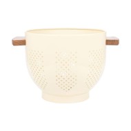 Σουρωτήρι ζυμαρικών Acacia ανοξείδωτο διαμέτρου 22cm με ξύλινες Ivory