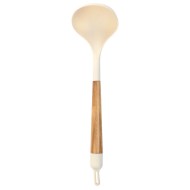 Κουτάλα βαθιά Acacia νάιλον σε χρώμα Ivory διαστάσεων 9x9x35cm Κουτάλα βαθιά Acacia νάιλον σε χρώμα Ivory διαστάσεων 9x9x35cm