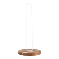 Βάση για ρόλο κουζίνας Αcacia μεταλλική χρώμα Ivory διαστάσεων 15x15x33cm Βάση για ρόλο κουζίνας Αcacia μεταλλική χρώμα Ivory διαστάσεων 15x15x33cm