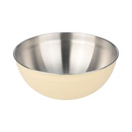 Μπωλ ανάμειξης ανοξείδωτο διαμέτρου 20cm σε χρώμα ivory