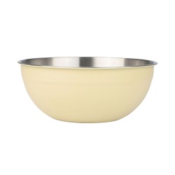 Μπολ ανάμειξης ανοξείδωτο διαμέτρου 30cm σε χρώμα ivory