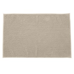 Ταπέτο μπάνιου Beads διαστάσεων 80x50cm πολυεστέρας σε χρώμα Taupe