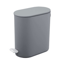 Χαρτοδοχείο μπάνιου Slim Soft Close χωρητικότητας 5lt σε χρώμα ματ γκρι Χαρτοδοχείο μπάνιου Slim Soft Close χωρητικότητας 5lt σε χρώμα ματ γκρι