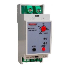Αυτόματος χρονοδιακόπτης για θερμοσίφωνες & συσκευές (25Α) με ρύθμιση χρόνου από 15min έως 90min και απομακρυσμένο μπουτόν ΟΝ-OFF