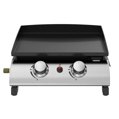 Grill υγραερίου της THERMOGATZ PLANCHA με 2 καυστήρες INOX 2,5kW ο καθένας