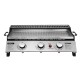 GRILL υγραερίου Plancha Thermogatz διαστάσεων 61,5x32cm με 3 καυστήρες INOX 2,5kW ο καθένας