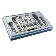 Σετ μαχαιροπήρουνα 30 τεμαχίων Inox 18/0 Stainless steel σε μοντέρνο σχεδιασμό σειρά Cuba Σετ μαχαιροπήρουνα 30 τεμαχίων Inox 18/0 Stainless steel σε μοντέρνο σχεδιασμό σειρά Cuba