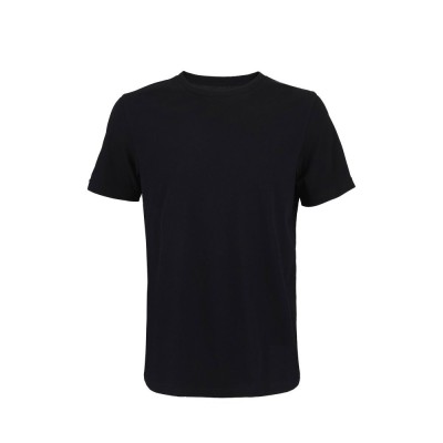 Unisex T-shirt με στρογγυλό γιακά ζέρσεϊ 150gsm σε χρώμα μαύρο νούμερο Medium