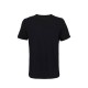 Unisex T-shirt με στρογγυλό γιακά ζέρσεϊ 150gsm σε χρώμα μαύρο νούμερο Large