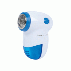 Αποχνουδωτής υφασμάτων σε λευκό με μπλε χρώμα διαστάσεων 74x52x98mm