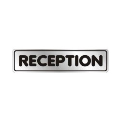 Πινακίδα σμάλτου "Reception" διαστάσεων 16x4cm Πινακίδα σμάλτου "Reception" διαστάσεων 16x4cm