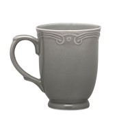 Κούπα του καφέ Athénée πορσελάνινη ανάγλυφη 340ml σε χρώμα γκρι Κούπα του καφέ Athénée πορσελάνινη ανάγλυφη 340ml σε χρώμα γκρι