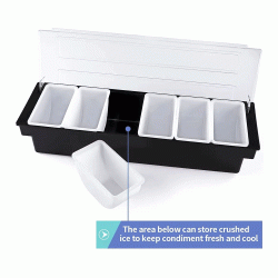 Bar set 6 θέσεων για φρου΄τα και λαχανικά COLORATO