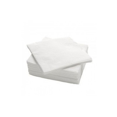 Χαρτοπετσέτες εστιατορίου μαλακές σε λευκό χρώμα διαστάσεων 24x24cm