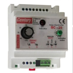 Χρονικός ελεγκτής συσκευών BC-25 230VAC 50Hz με ηχητική ειδοποίηση έναρξης & χρονική καθυστέρηση