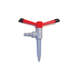 Ποτιστικό μπεκ καρφωτό 3/4" (ουρά) SIROFLEX 4586 PVC σε χρώμα ασημί και πορτοκαλί