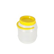 Βάζο PET μελιού χωρητικότητας 3kg διάφανο με χερούλι χωρίς καπάκι